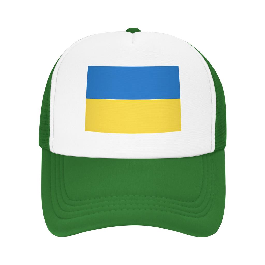 Ukraine Flag Mesh Sun Hats  Couple Design Trucker Hat Spring Yk Cute Outdoor Sport Baseball Cap