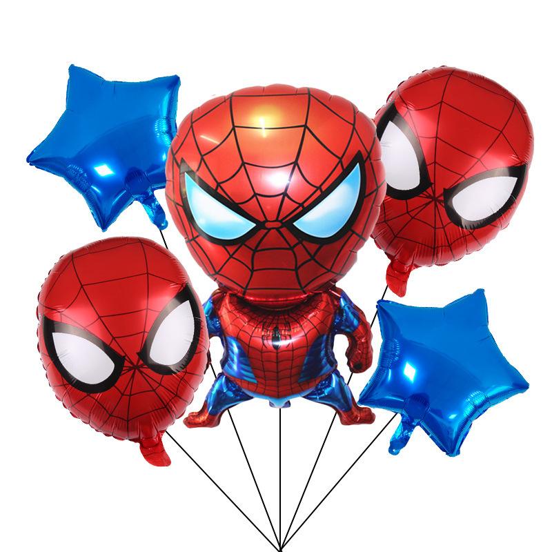 

Игра Серия Мстители Марвел Железный Человек Человек-паук Костюм из алюминиевой фольги Шары Украшение для вечеринки Balloon Bundle 8