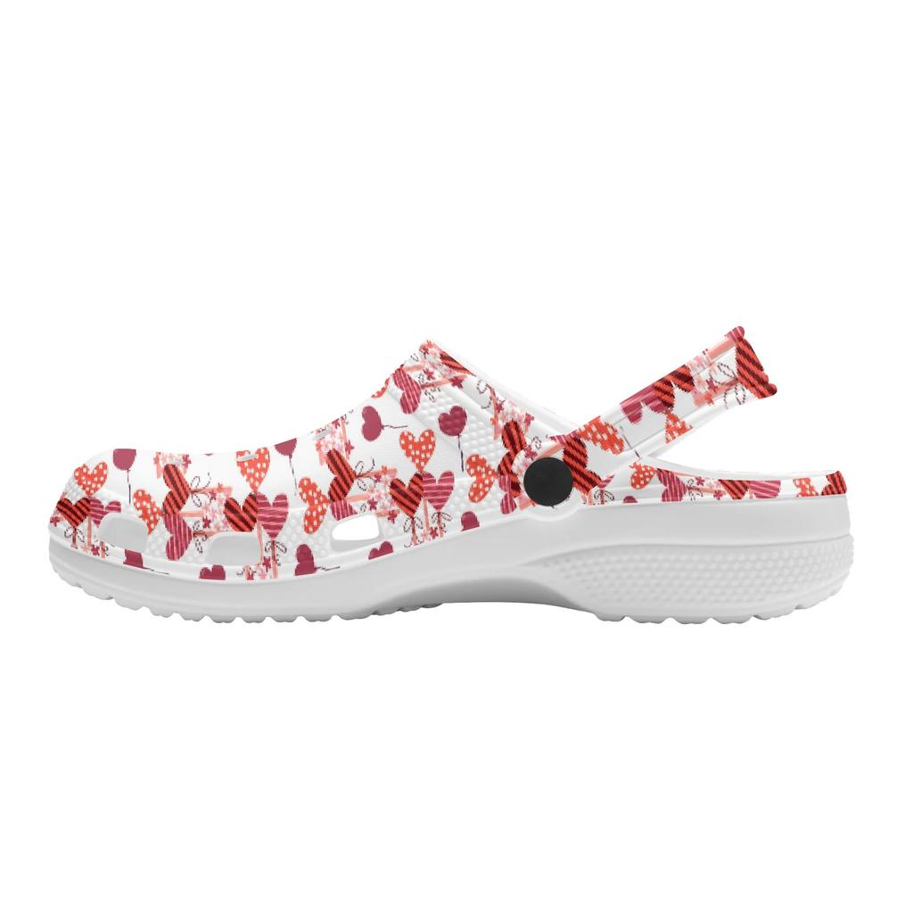 Cute Printed EVA Clogs Unisex Easy Clean Lightweight Slip On Casual Footwear Soft Sole Summer Sandals Daily Leisure Wear