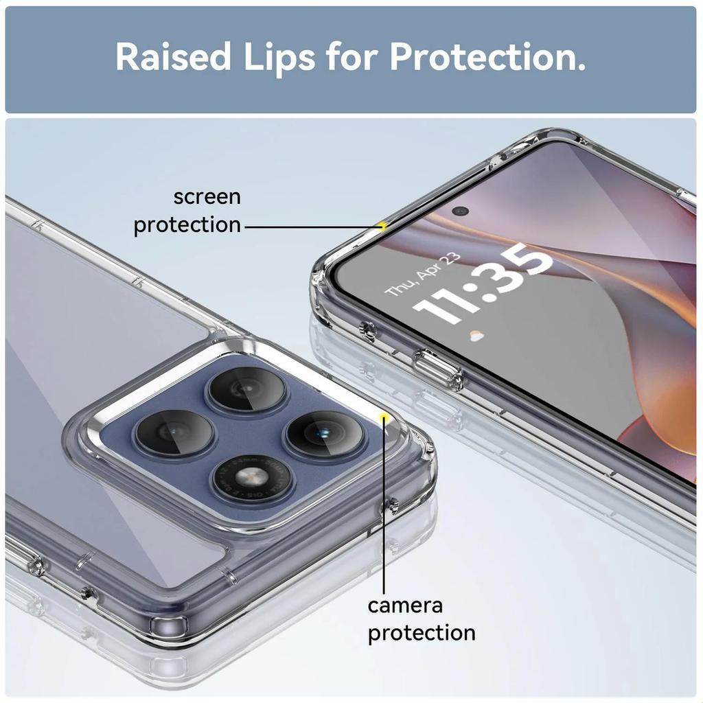 Phone Case For Phone Case For Motorola Moto Edge 2025, Clear Transparent Phone Case Cover For Motorola Moto Edge 2025