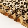 Lightweight Sun Resistant Neckerchief Polyester Headwear Scarf Feature Bold Leopard Print Design 90cm Kerchief