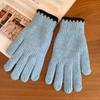 Women's Korean Style Fingerless Knit Gloves
