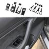 Carbon Fiber Interior Door Window Switch Panel Cover Trim Decoration Accessories For Tesla Model 3 2017-/Model Y -