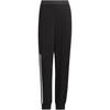 Neo Side Stripe Casual Tapered Knit Retro Sports Pants Women Pants Black IK5099