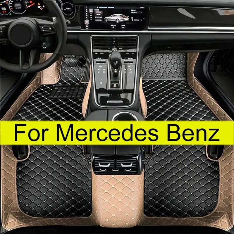 Car Floor Mats For Mercedes Benz GLE Class W167 V167 Five Seats      Auto Foot Pads Interior Accessories
