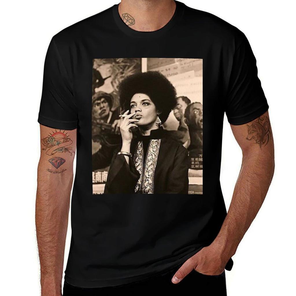 Kathleen Cleaver Black History Month Design Tshirt Plus Size Short Sleeve Tshirt