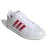 Adidas Neo Grand Court Base Beyond Casual Durable Lightweight Low-Top Skate Shoes Men Sneaker White Red GZ0986