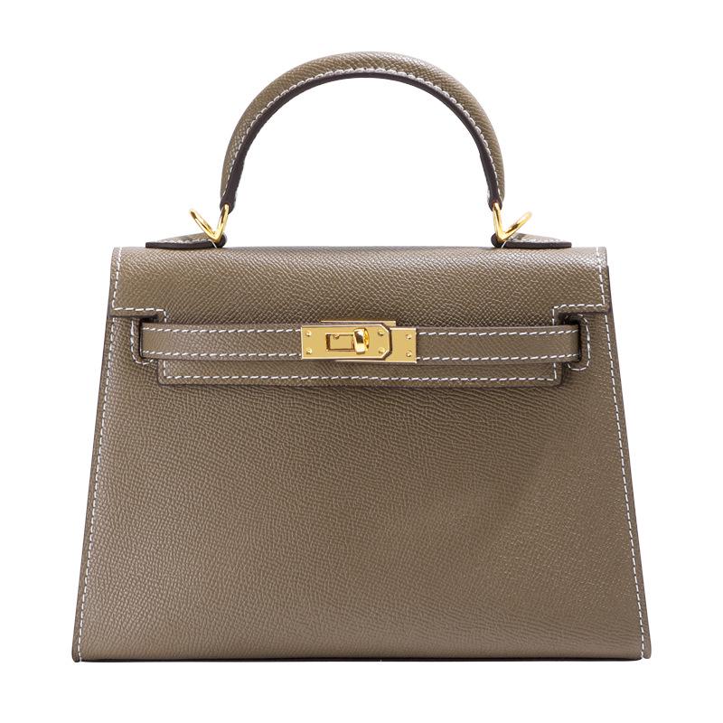 Τσάντα Kelly από Δέρμα Αγελάδας με Φοίνικες: 2025 Μοντέρνα Μίνι Υψηλής Ποιότητας Γνήσια Δερμάτινη Τσάντα Χειρός & Χιαστί