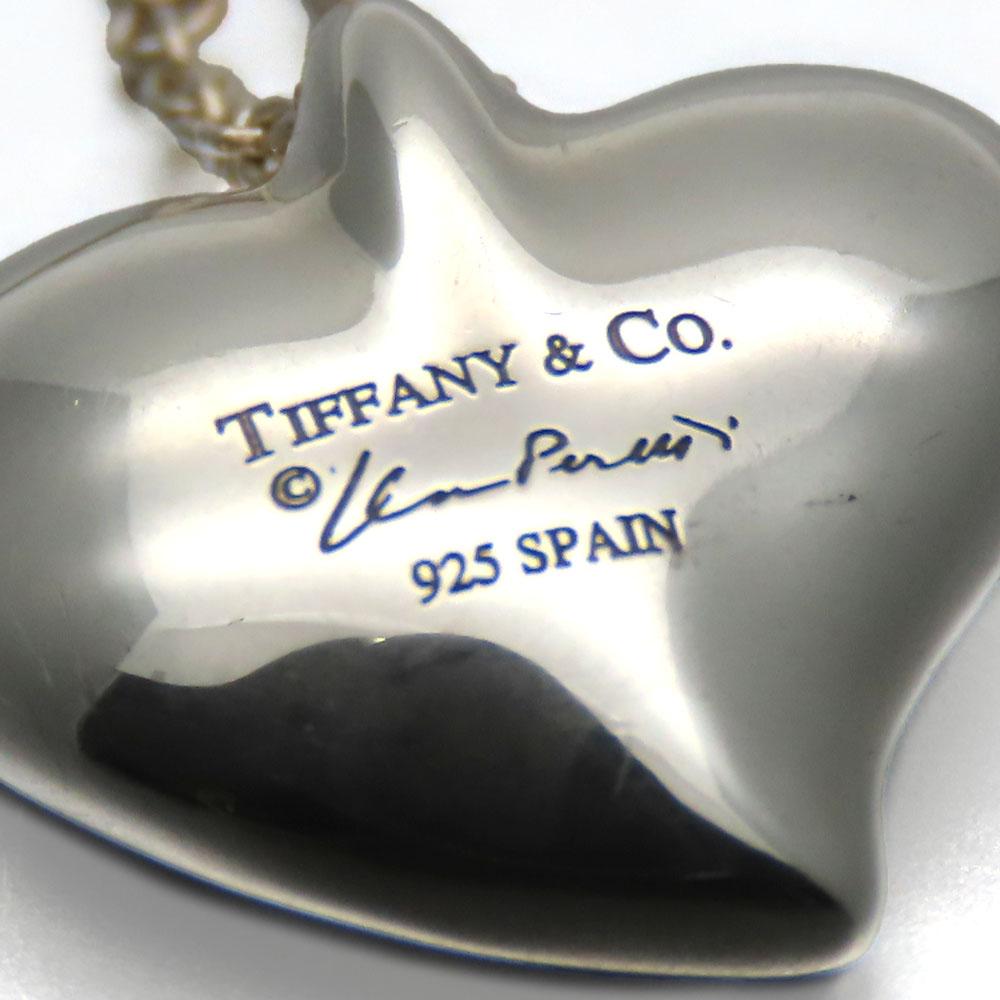 Used TIFFANY&Co. Necklace Curved heart Silver925 4.3g Silver El Saperetti