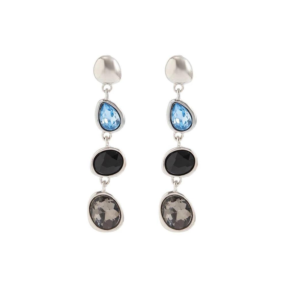 IngeSight.Z Creative Trendy Irregular Acrylic Rhinestone Drop Earrings Women Charm Jewelry Piercing Earrings Accessories Gifts