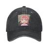 Casquette en Tissu Denim Anime Hina Chono Blue Box Casquettes de Baseball Décontractées Chapeau Réglable Chapeaux de Baseball d'Été Unisexe