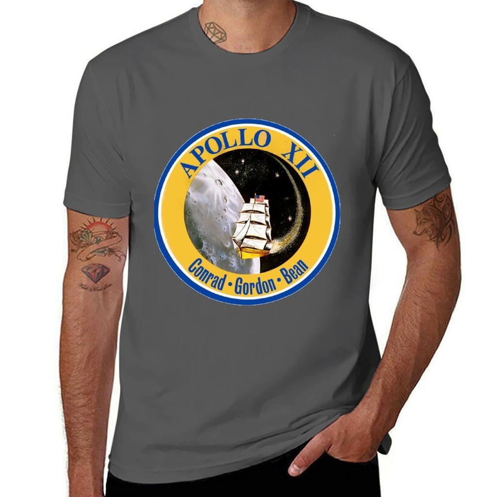 Apollo 12 Mission Logo TShirt Lightweight Running Sports TShirt