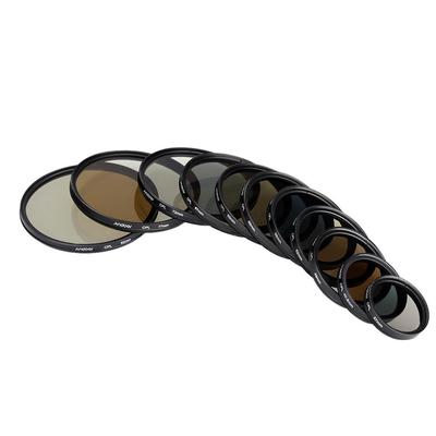 Andoer Filtro de vidro polarizador circular CPL fino digital de 49 mm para Canon Nikon Sony DSLR