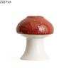 Creative Mushroom Shape Ceramic Vase Plant Pot Table Decoration Flowers Arrangement Artificial Flower Vases Room Aesthetic Decor