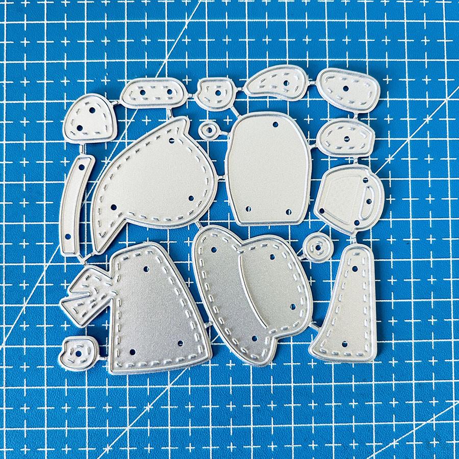 

Маленькие дети Металлические режущие штампы Трафареты для тиснения Для DIY Декора фотоальбома Изготовления поздравительных бумажных открыток Ремесла dies серебряный