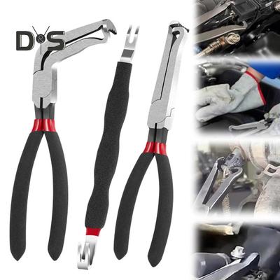 Pince de déconnexion électrique avec poignée ergonomique, pince de déconnexion de connecteur électrique portable coudée à 60 degrés, outils automobiles