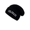 Letter Embroidered Knitted Hat For Children, Loose And Versatile In Winter, Big Head Circumference, Small Face, Warm Ear Protection Wool Hat
