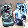 Blue L-Locks Isagi Yoichi Soft Phone Case for Xiaomi Redmi Note 12 13 14 15 Pro Plus 11 12S 11S 11T 10 4G Black Cover Back Shell