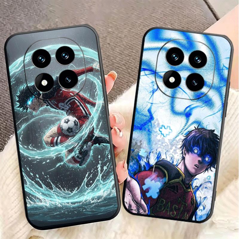 Blue L-Locks Isagi Yoichi Soft Phone Case for Xiaomi Redmi Note 12 13 14 15 Pro Plus 11 12S 11S 11T 10 4G Black Cover Back Shell
