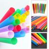100pcs 210x11mm Bubble Tea Plastic Drinking Tubes Straws Plastic Cocktail Big Straw Milkshake Straws Plastic