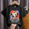 The Amazing Digital Circus Children TShirt Cartoon Printed T Shirts Boys Casual Sports Short Sleeves Tops Summer Kids Clothing