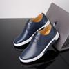 Men's Comfortable and Breathable Casual Board Shoes, Single Shoes, Leather Shoes