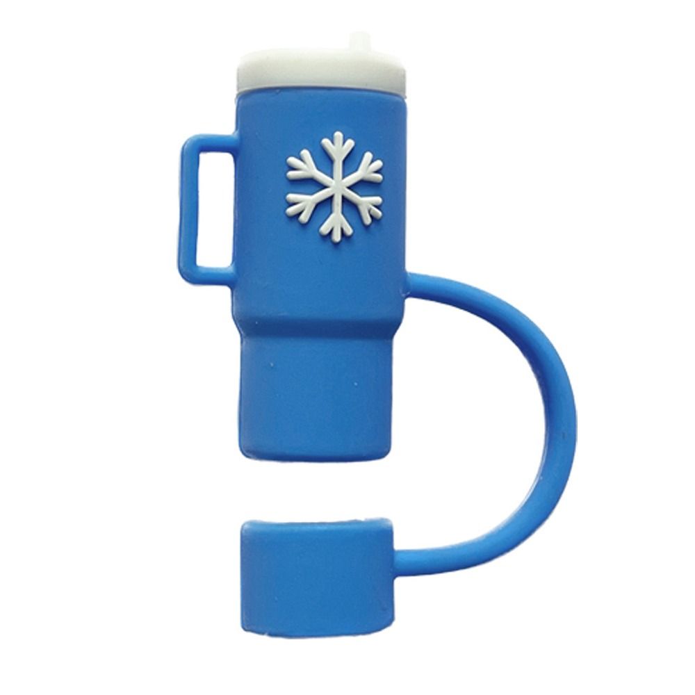 Splash Proof Silicone Straw Tips Cover Airtight Dust-Proof Straw Caps for Stanleys Bar