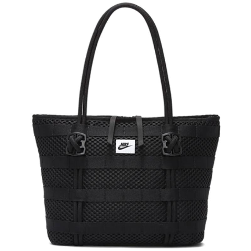 Nike Air Tote Bag Polyester Tote Bag Shopping Bag Shoulder Bags Handbags Regular Unisex Pure Black Casual CU2607-010