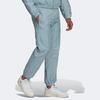adidas Originals Trefoil Casual Spliced Solid Color Sweatpants Men Bottoms Teal-Blue HC4513