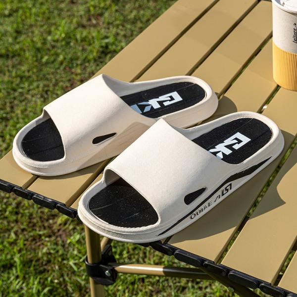 Outer slippers summer men's indoor home non-slip home silent senior women's sandals men's summer