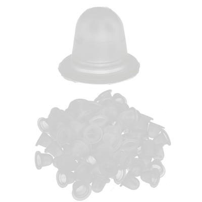 100pcs Disposable Tattoo Ink Cups Silicone Microblading Pigment Caps for Permanent MakeupL