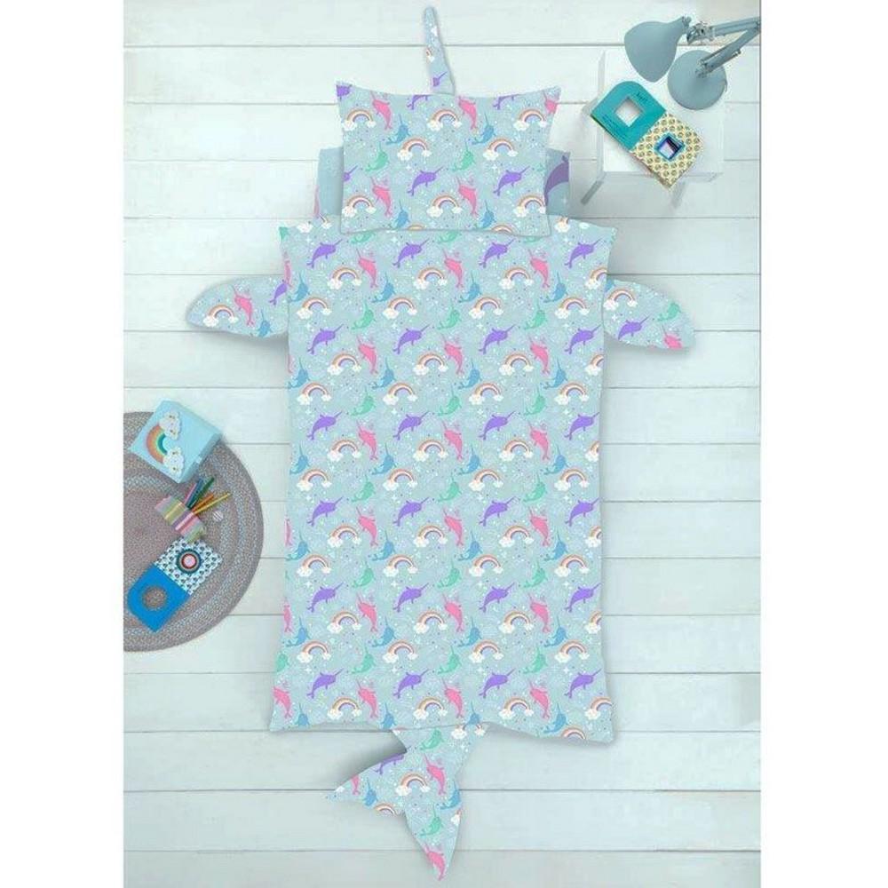 Under The Sea Narwhal Duvet Cover Set
