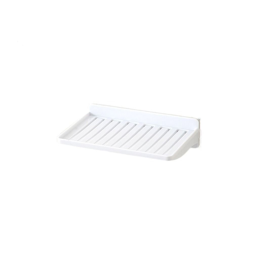 Prateleira de Banheiro Montada na Parede Rack de Armazenamento para Chuveiro Branco Organizador Porta Shampoo Cosméticos Organizador de Banheiro Cozinha