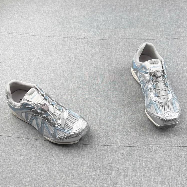 Soft leather single mesh hollow breathable non-slip sole running shoes women's new soft-sided sports and leisure shoes in summer 2025