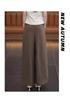 Ice Silk Women's Wide Leg Skirt Pants - Loose, Cool, Sun-Protective, Anti-Mosquito for Middle-Aged & Elderly