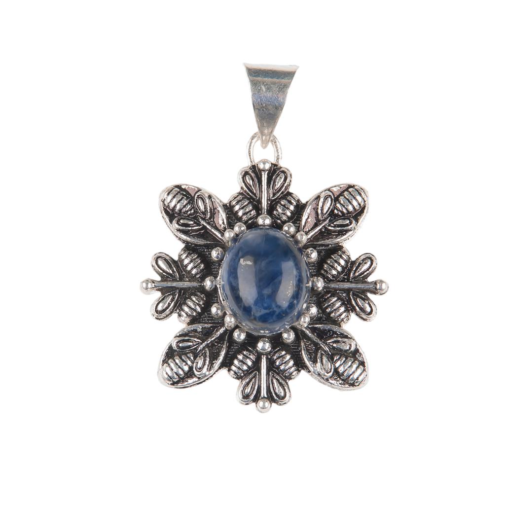 Asthenic Multi Gemstone Pendant, 925 Sterling Silver Jewelry, Handmade Pendant CP-10