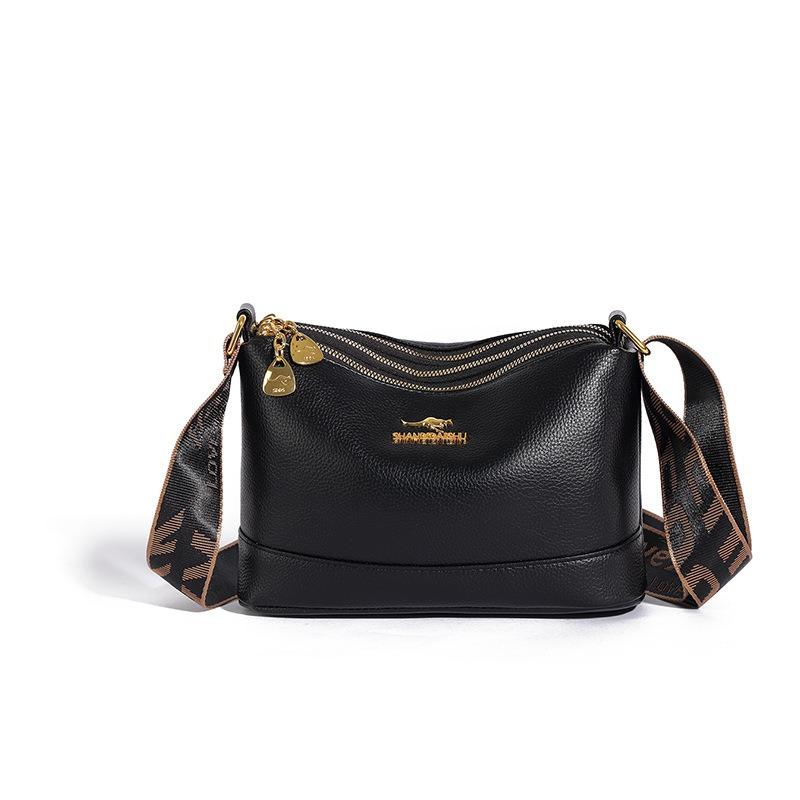 New Soft Leather Women Bag Premium Shoulder Bag Large Capacity Middle-Aged Mom Bag Minimalist Versatile Crossbody Bag