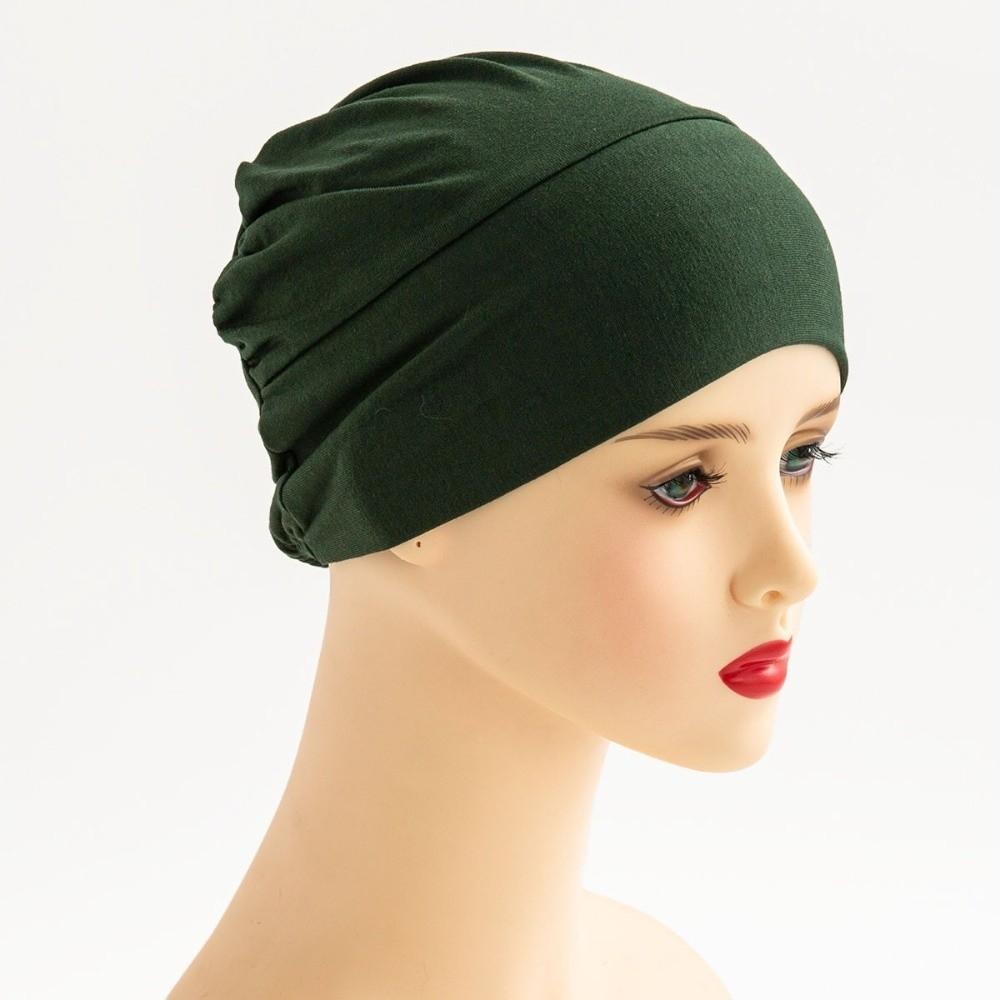 Elastic Hijab Caps Wrap Style Cancer Chemo Hat New Turban Hat  Hair Loss