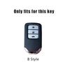 Car Key Case Cover Protector Shell For Honda Accord 9 Crider City HR-V CR-V Vezel Spirior Odyssey Civic Jade 2015-2018 Accessory