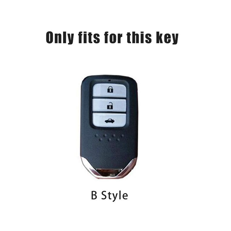Car Key Case Cover Protector Shell For Honda Accord 9 Crider City HR-V CR-V Vezel Spirior Odyssey Civic Jade 2015-2018 Accessory