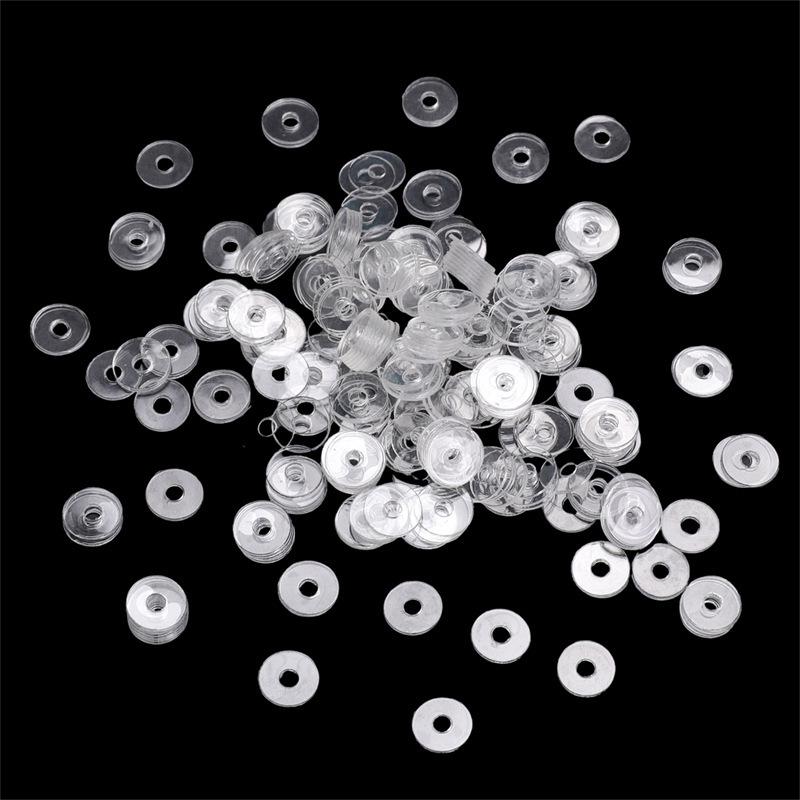 Durable Transparent PP Gasket Beads for DIY Beaded Bracelets
