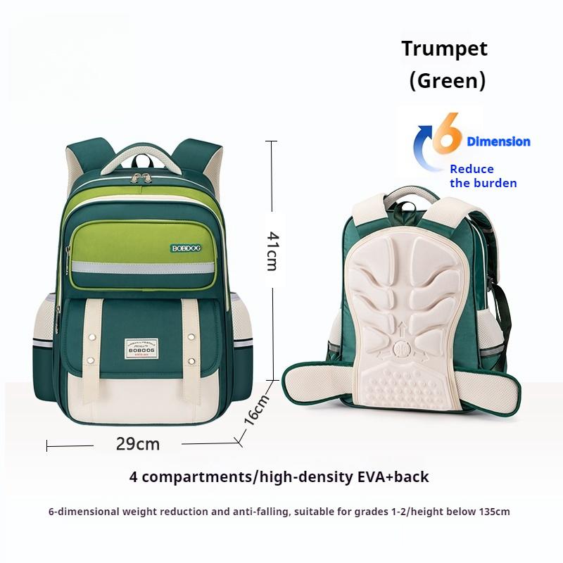 The Schoolbag For Students Is Light And Comfortable, And The 123Rd, 4Th, 5Th, 6Th Grade Boys And Girls Have A Large Capacity Bac