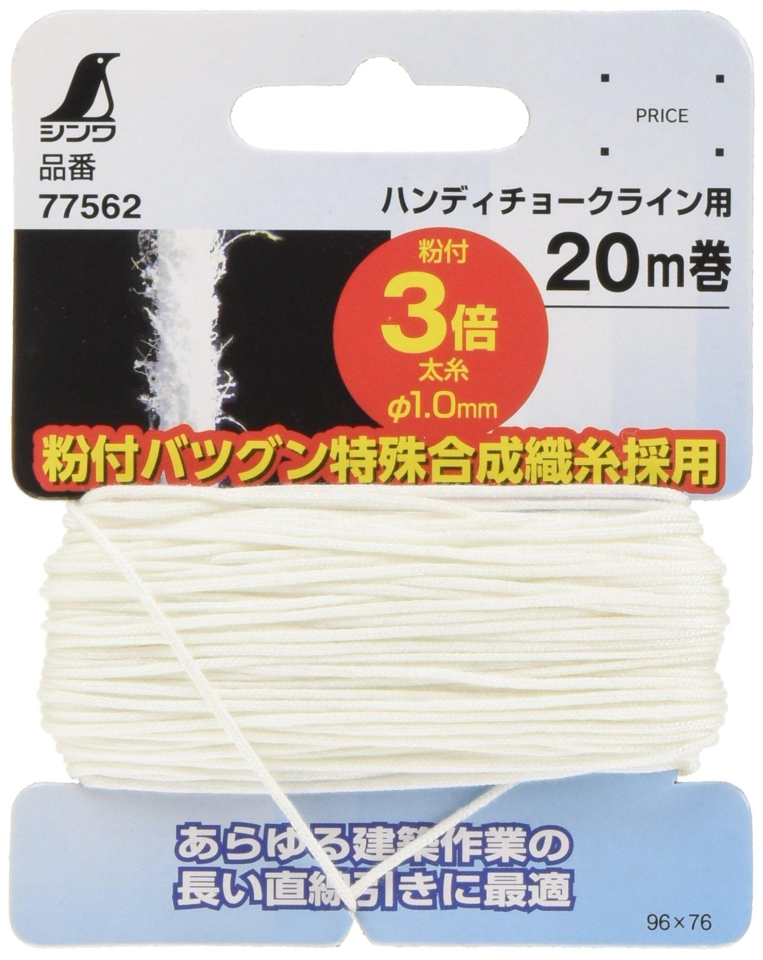 

Shinwa Sokutei 3x толстая нить с пудрой 20м рулон для меловой лески 77562