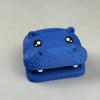 Cute Animal Desk Organizer Sticky Note Holder Hippo Cow Frog Desktop Storage Box Office Supplies Tabletop Decor Pen Holder