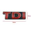 Metal TDI Logo Front Hood Grille Rear Trunk Badge Emblem Sticker Decals for VW Polo Golf MK5 MK6 Jetta Passat GTI Touran Bora NG5