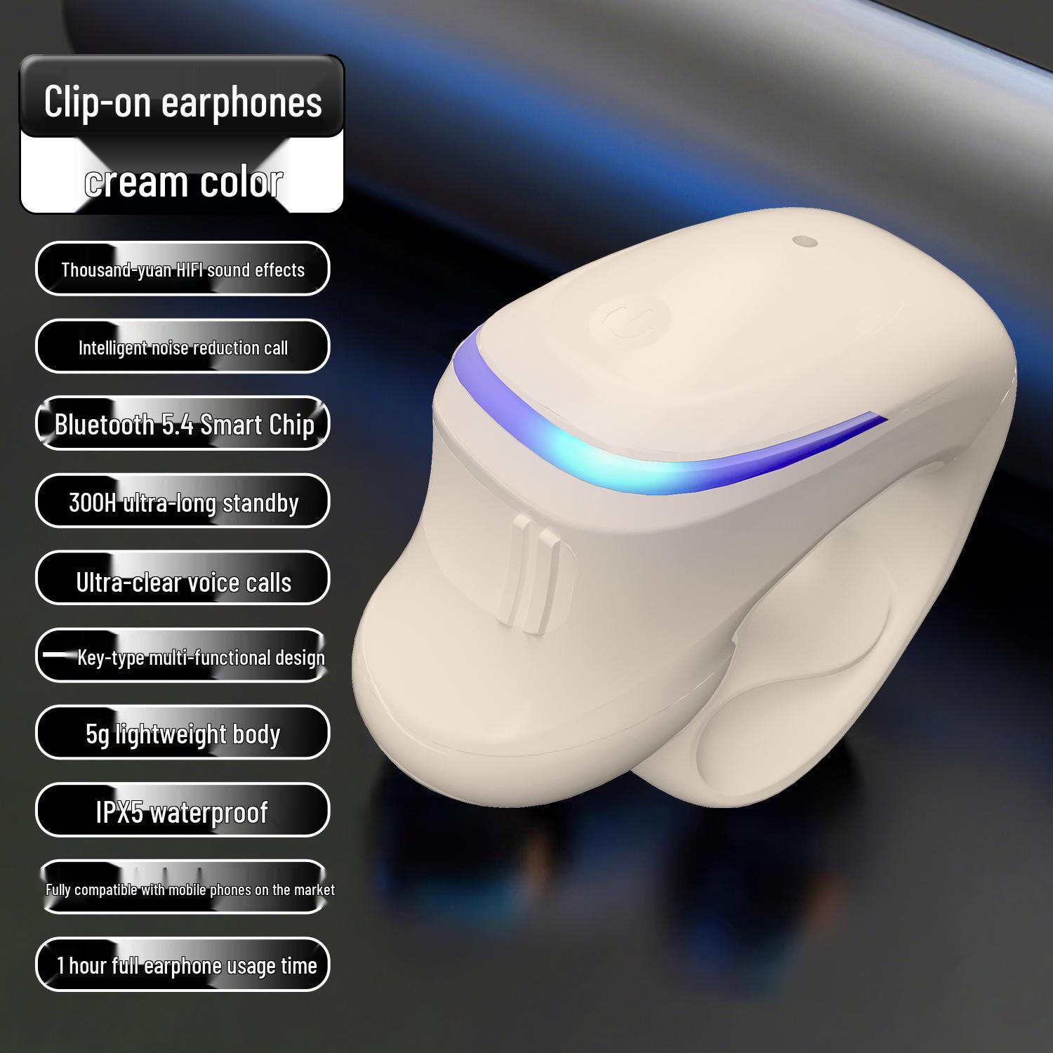 

GD28 Bluetooth Спортивні навушники-кліпси для вух для Xiaomi, Samsung, iPhone, Huawei