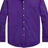 Polo Ralph Lauren SS23 Solid Color Cotton Oxford Long Sleeve Shirt Men Shirts Purple MNPOWOV16822695-500