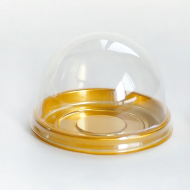 

Кругла Золота Коробка для Пакування Випічки з Яєчним Жовтком