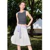 Summer Loose Five-Point Skirt Pants