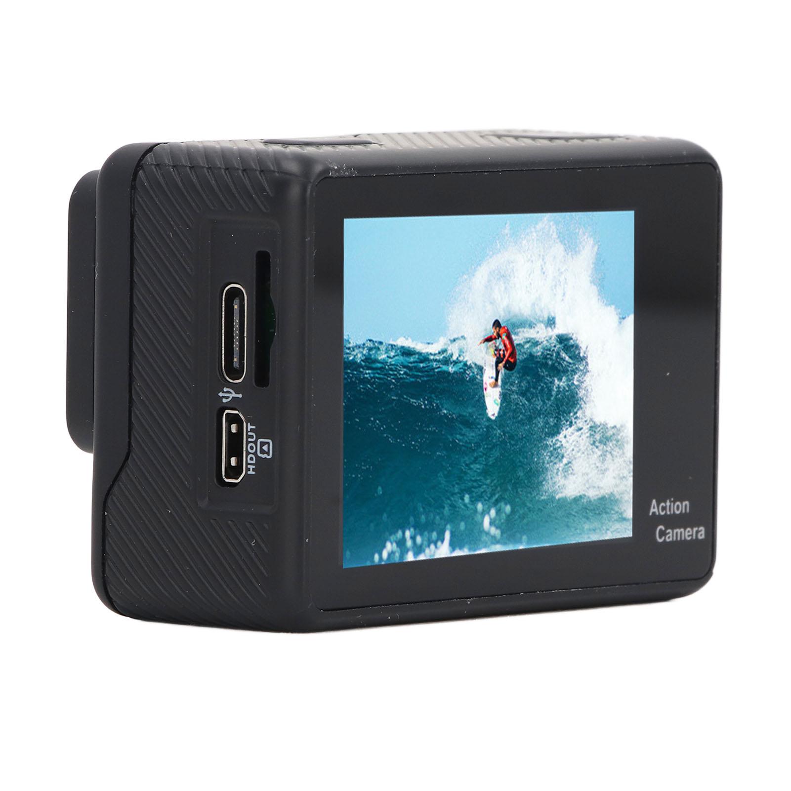 

5K Екшн-камера 48 МП 30 кадрів/с 170 градусів Широкий кут 16,4 фути Під водою Запобігає тремтінню Зум HD